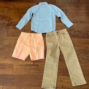 Boundless of bottom down blouse pant and short for boy 7 year